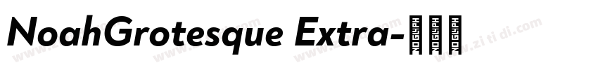 NoahGrotesque Extra字体转换 NoahGrotesque Extra字体转换